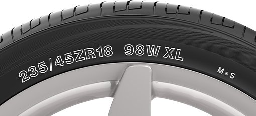 請(qǐng)檢查胎側(cè)上的尺寸